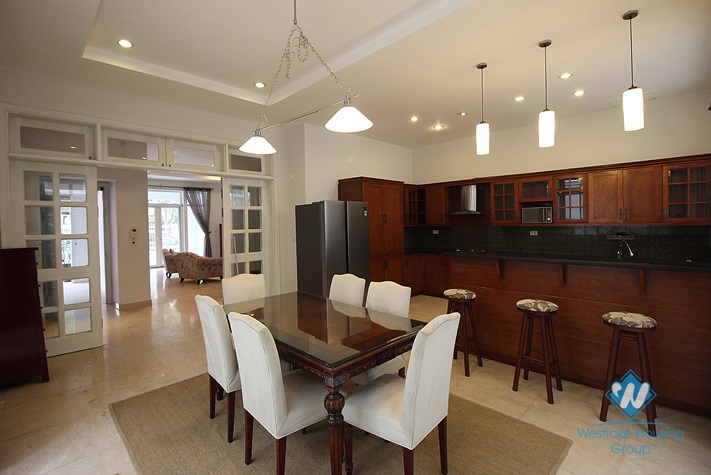 Spacious villa with 5 bedrooms for rent in T block, Ciputra, Hanoi